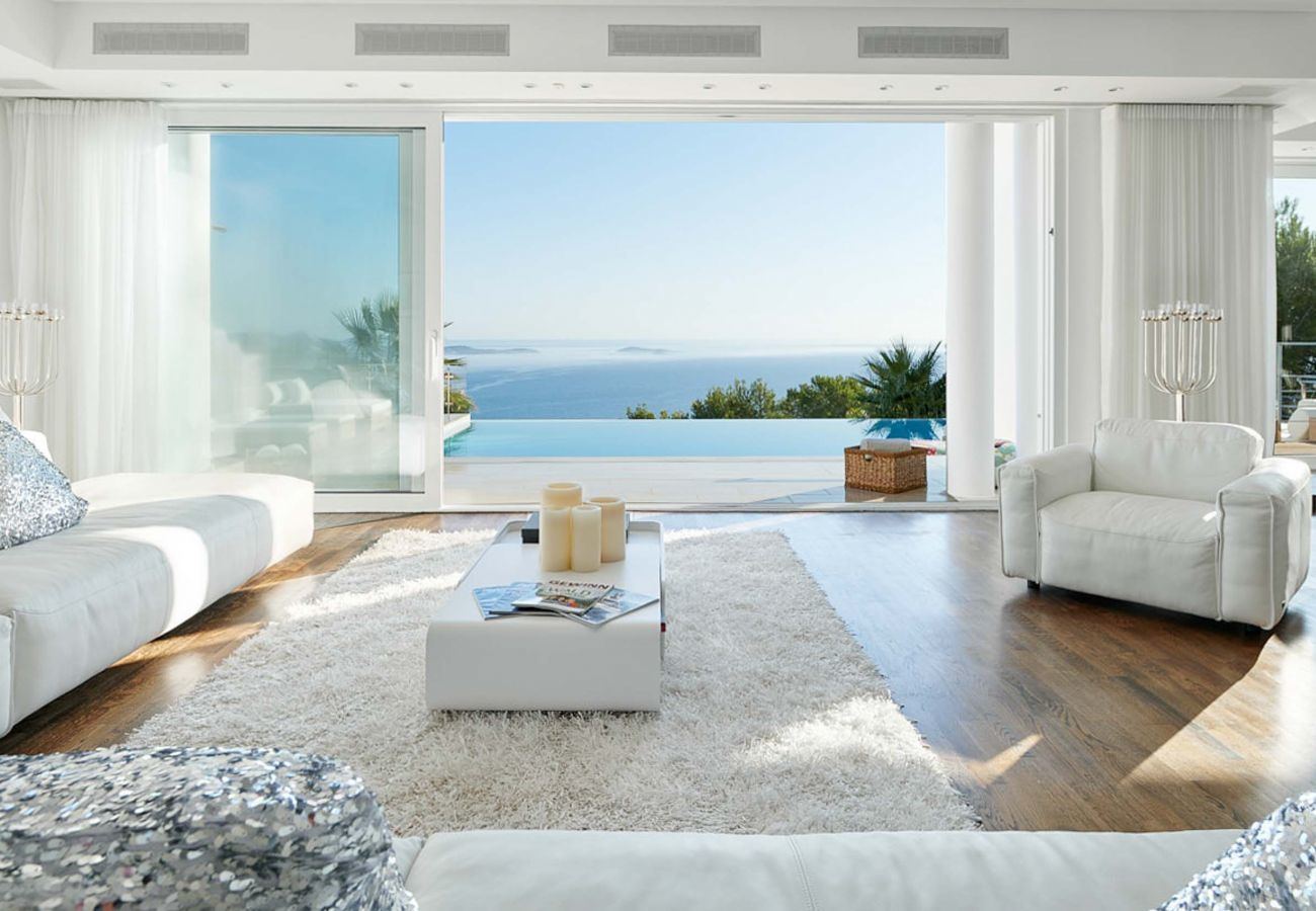 Meerblick von der Villa Miami auf Ibiza